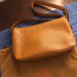 Brown leather Loewe Madrid small shoulder bag